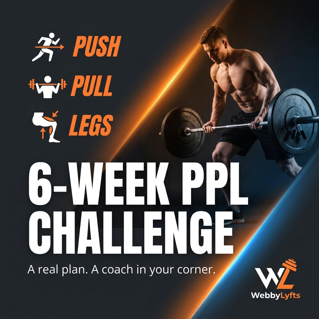 WebbyLyfts 6-Week PPL Challenge cover